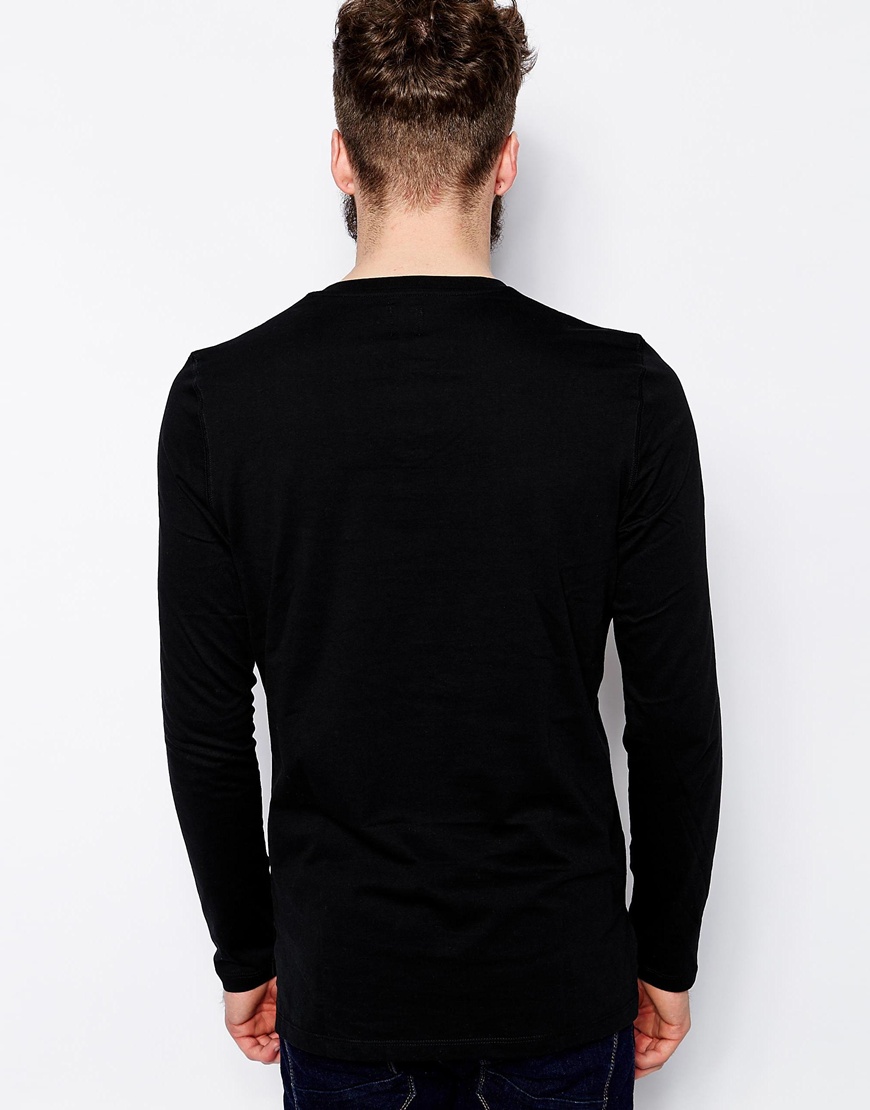 Long Sleeve T-Shirt With V Neck 