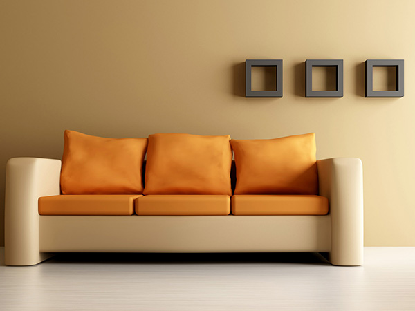 Beige sofa